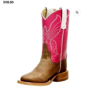 Anderson Bean Western Boots - Kids Square Toe (Size 2) K7000